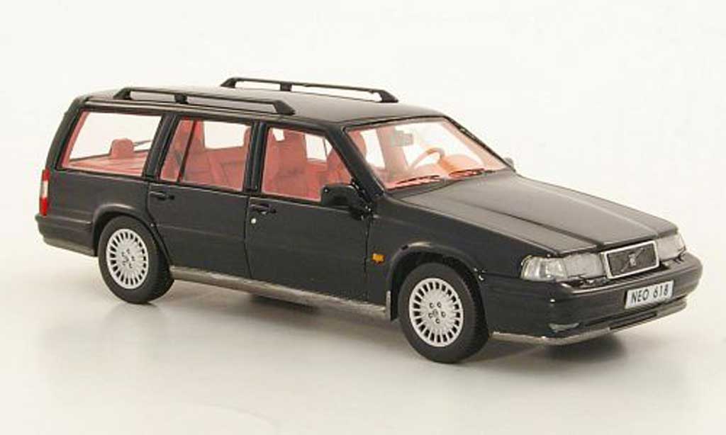 Volvo 960 1/43 Neo Estate black 1996 diecast model cars