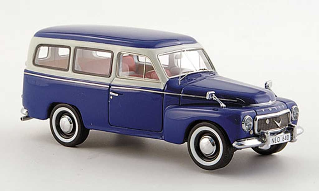 Volvo PV 445 1/43 Neo duett blue/grey 1956 diecast model cars