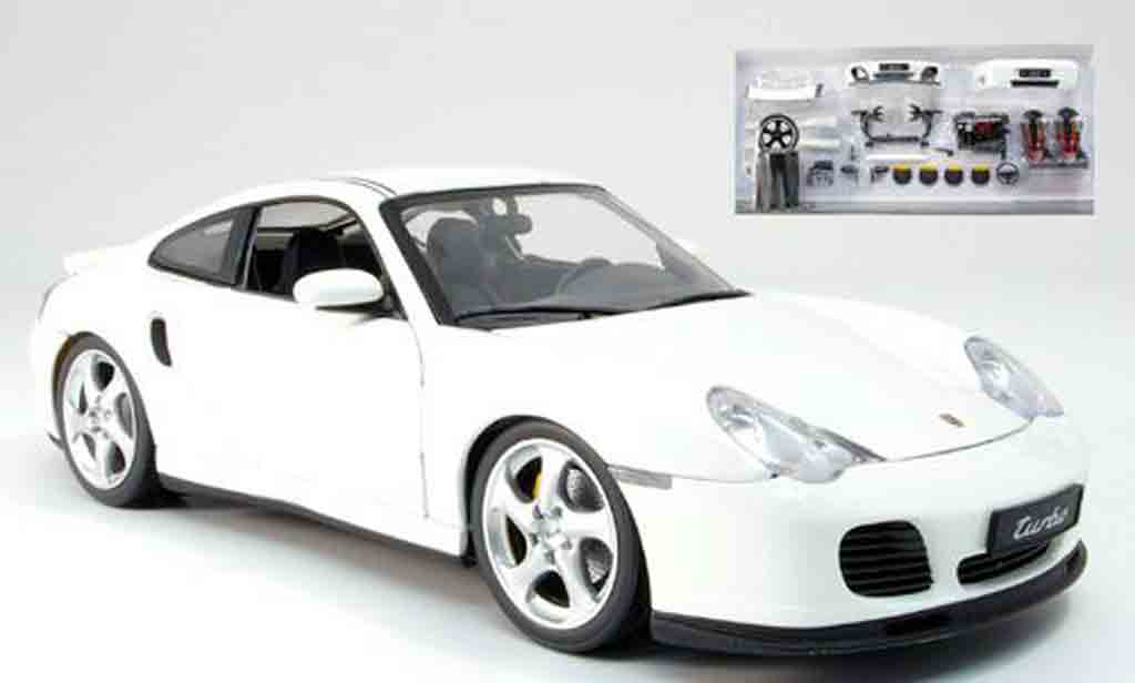 Porsche 996 1/18 AutoProShop gt techart xl white mit tunigteilen 2004 diecast model cars