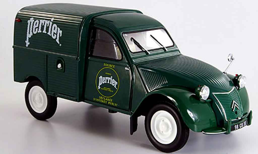 Citroen 2CV 1/18 Norev ente kastenwagen perrier 1955 diecast model cars
