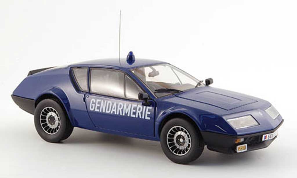 Alpine A310 1/18 Norev gendarmerie polizei frankreich 1981 diecast model cars