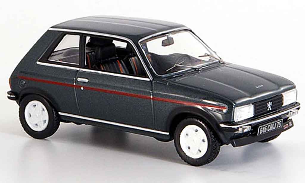 Peugeot 104 1/43 Norev zs2 grey 1979 diecast model cars