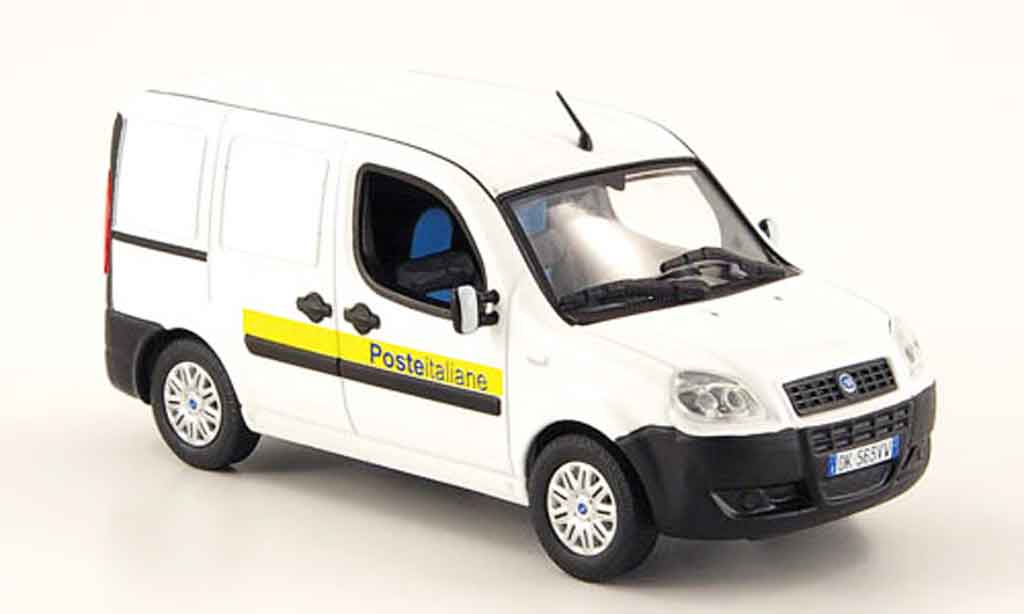 Fiat Doblo 1/43 Norev white Italienische Post 2006 diecast model cars