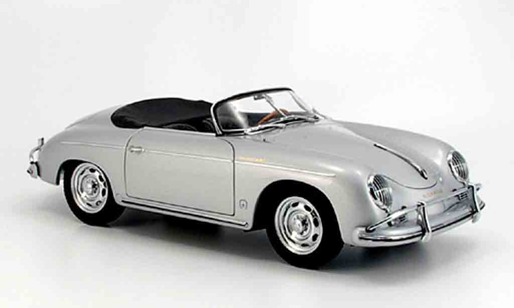 Porsche 356 1/18 Autoart A speedster grey diecast model cars
