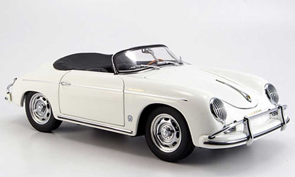 Porsche 356 1/18 Autoart A speedster blanc diecast model cars