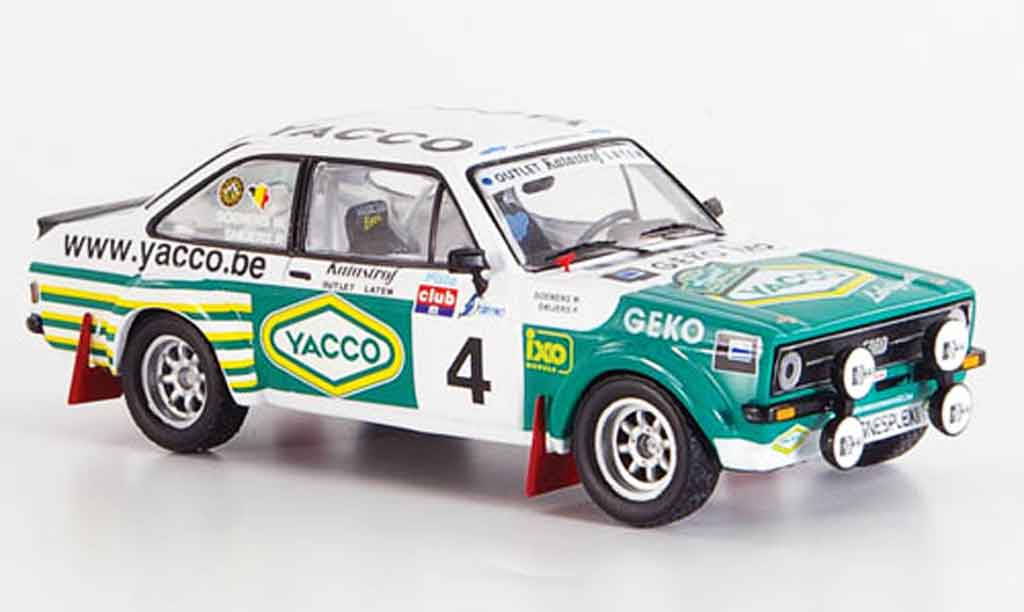 Ford Escort RS 1800 1/43 IXO RS 1800 No.4 Snijers Soenes Sieger SPA 2008 diecast model cars