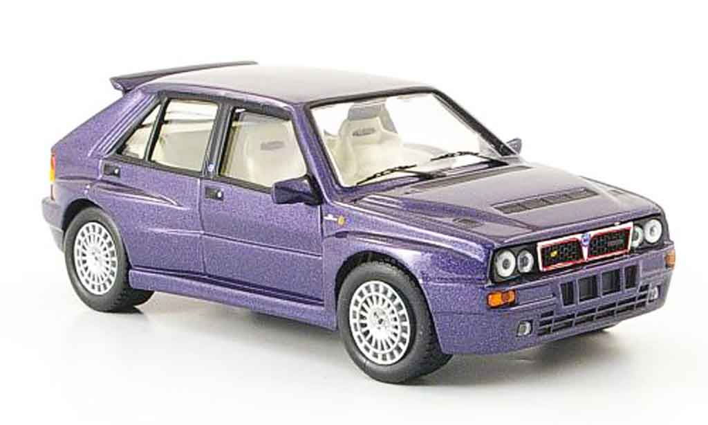 Lancia Delta HF Integrale 1/43 IXO HF Integrale hf integrale purple maggiora factory 1994 diecast model cars