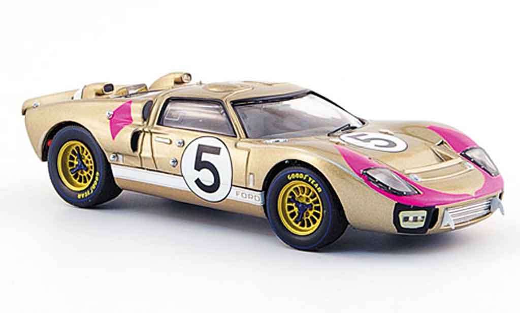 Ford GT40 1/43 IXO GT 40 MK II No.5 Bucknum Hutcherson Dritter Le Mans 1966 diecast model cars