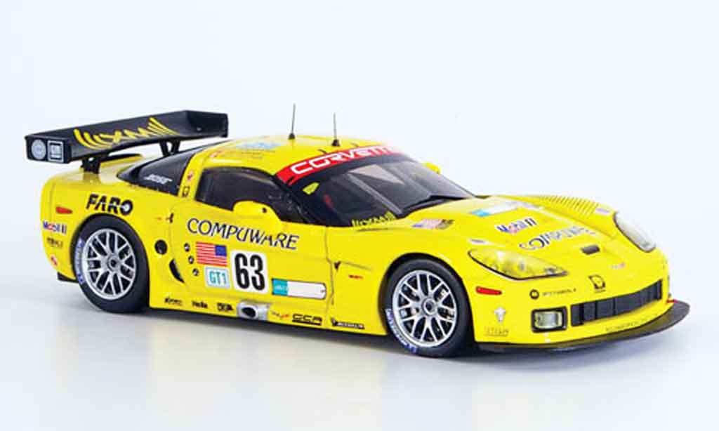 Chevrolet Corvette C6 1/43 IXO C6 R No.63 Le Mans 2007 diecast model cars