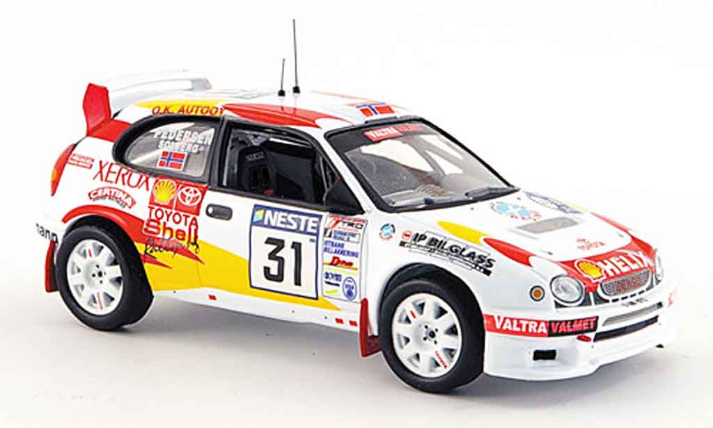 Toyota Corolla 1/43 IXO wrc no.31 rallye finnland 2000 diecast model cars