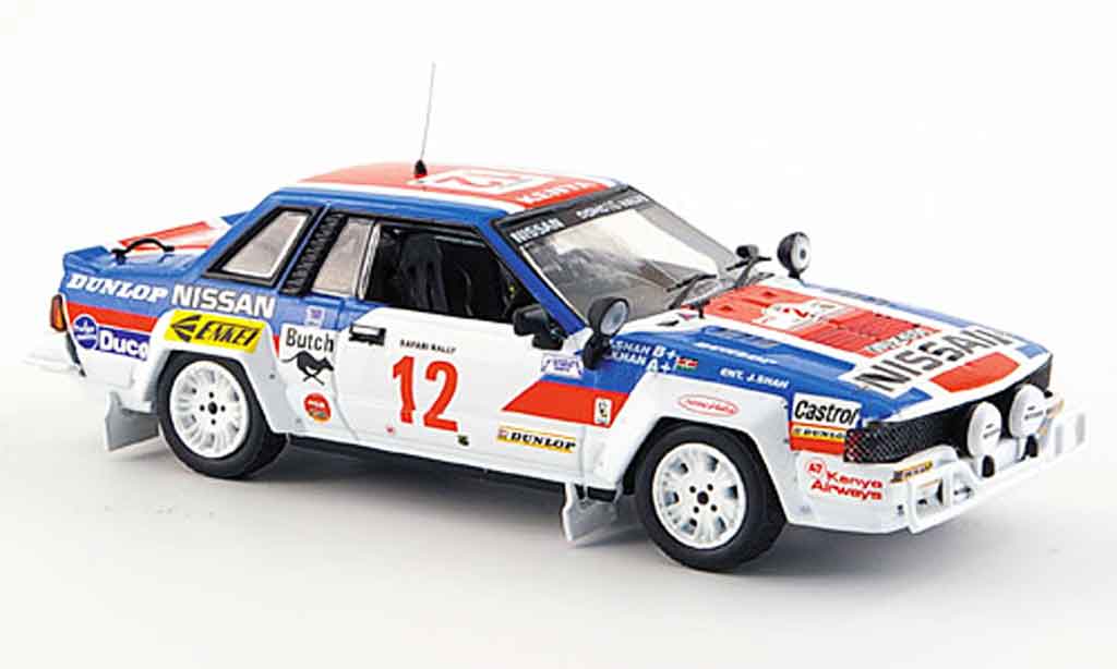 Nissan 240 RS 1/43 IXO RS No.12 Vierter Rally Safari 1983 diecast model cars