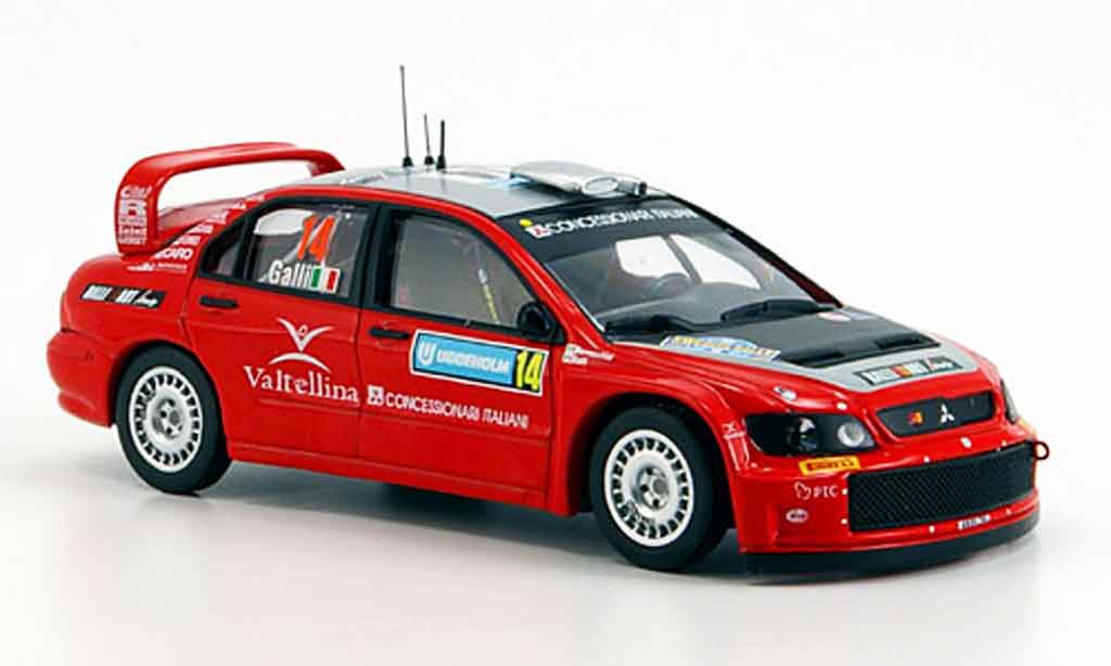 Mitsubishi Lancer Evolution IX 1/43 IXO Evolution IX WRC No. 14 Rally Schweden 2006 diecast model cars