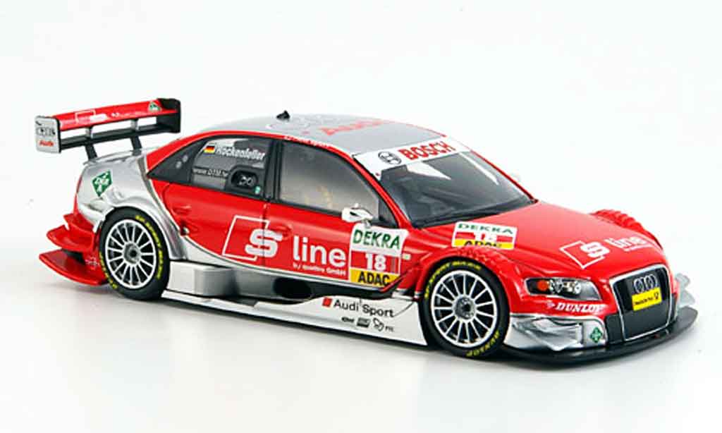 Audi A4 DTM 1/43 Minichamps DTM Rosberg Rockenfeller S Line Team 2008 diecast model cars
