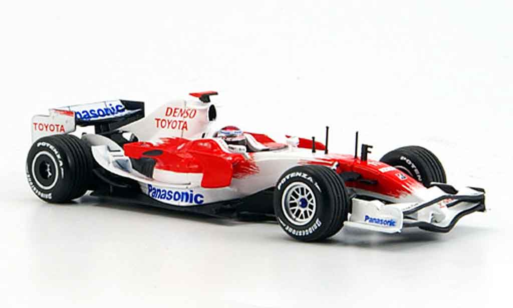 Toyota F1 1/43 Minichamps tf 108 panasonictrulli 2008 diecast model cars