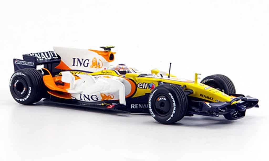Renault F1 1/43 Minichamps ing f1 team r28 car no.6 2008 diecast model cars