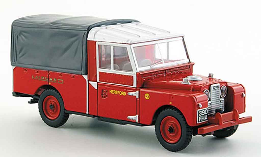 Land Rover Series 1 109 1/43 Oxford 109 red Pick Up diecast model cars