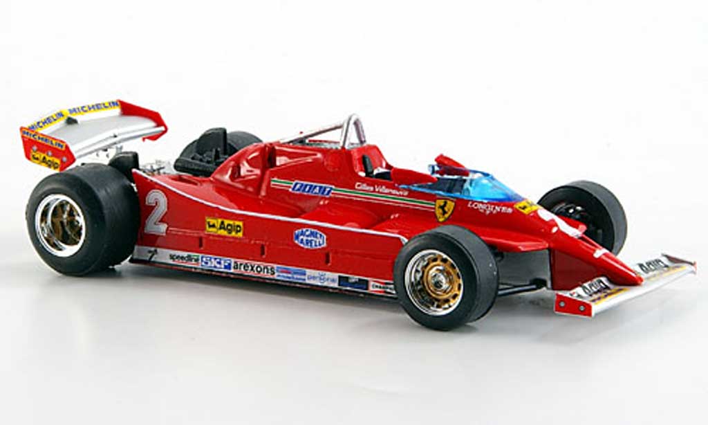 Ferrari 126 1980 1/43 Brumm 1980 C No.2 G Villeneuve Turbo Test GP Imola diecast model cars