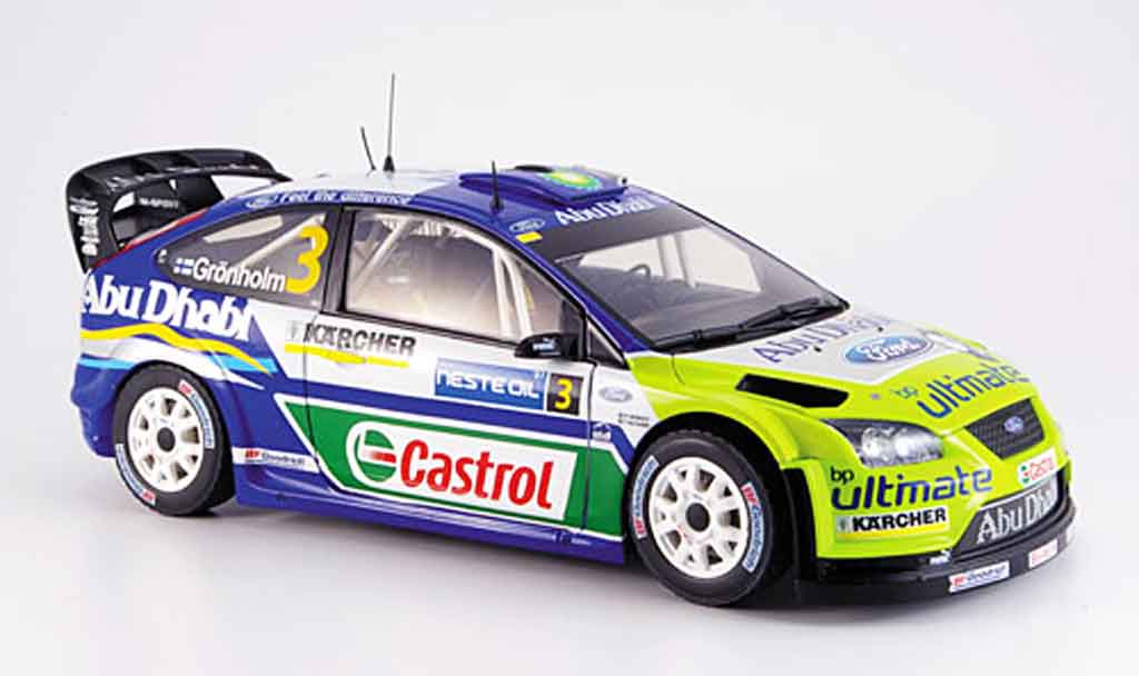 Ford Focus RS WRC 1/18 Sun Star RS WRC gronholm sieger finlande diecast model cars