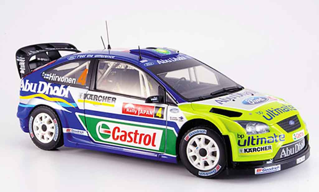 Ford Focus RS WRC 1/18 Sun Star RS WRC hirvonen sieger japan diecast model cars
