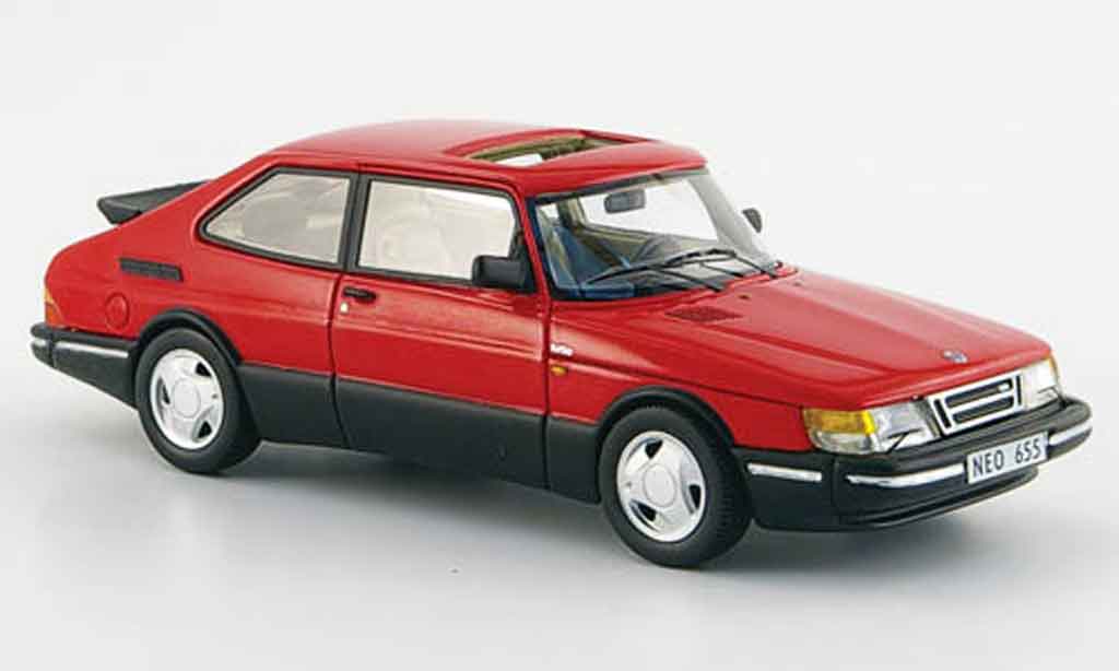 Saab 900 Turbo 1/43 Neo Turbo 16 S red 1992 diecast model cars