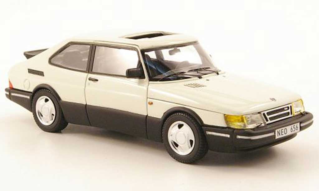 Saab 900 Turbo 1/43 Neo Turbo 16S aerien white 1992 diecast model cars