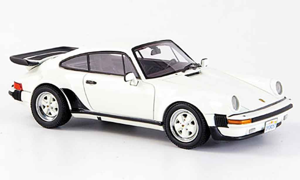 Porsche 930 Turbo 1/43 Neo Turbo US Version white diecast model cars