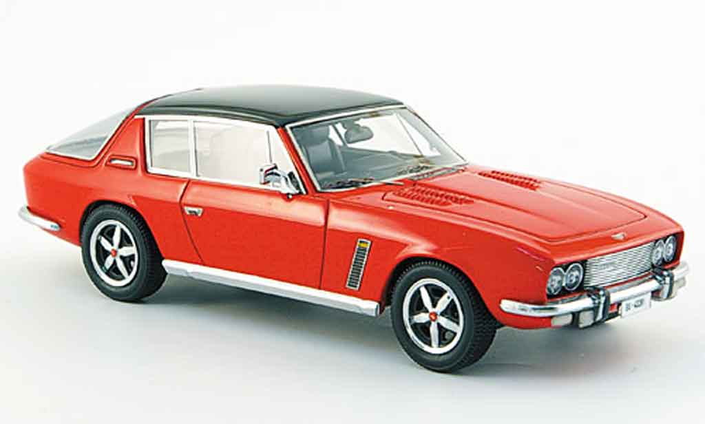 Jensen SIII 1/43 Neo Interceptor red Hardtop diecast model cars
