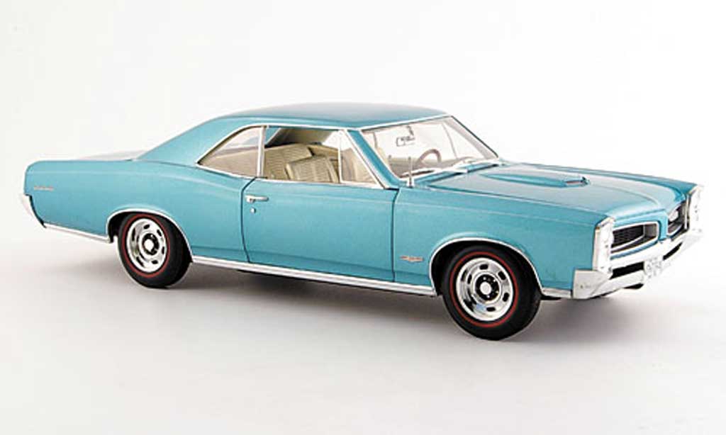 Pontiac GTO 1/18 Highway 61 grun blue 1966 diecast model cars