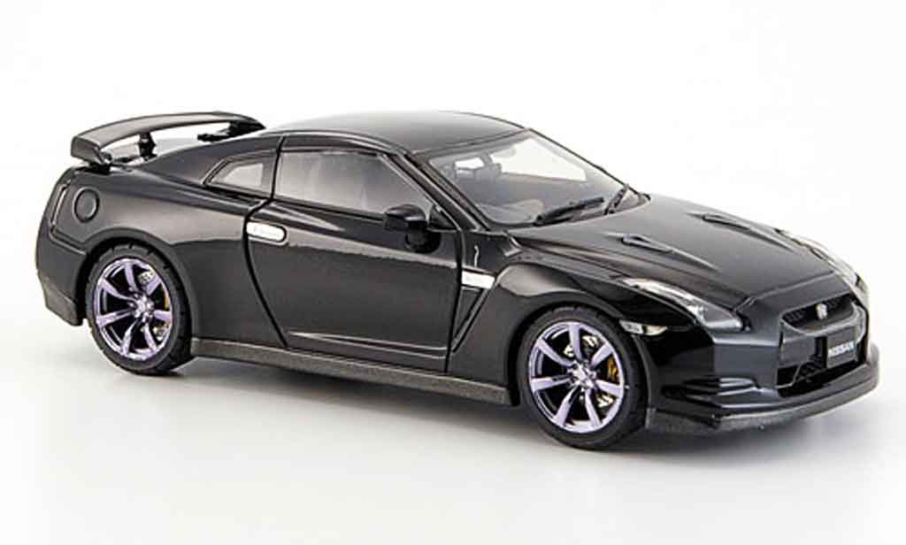 Nissan Skyline R35 1/43 Ebbro R35 GT R black 2007 diecast model cars