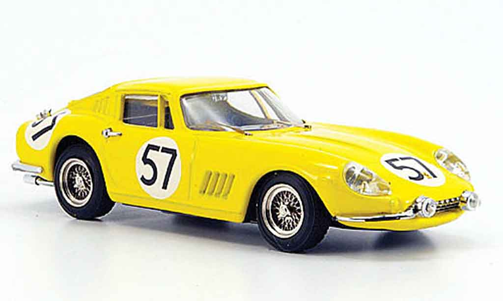 Ferrari 275 1966 1/43 Best 1966 GTB/4 coupe le mans noblet dubois diecast model cars