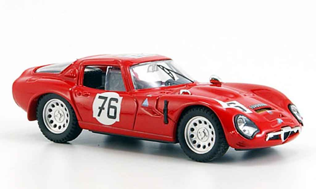 Alfa Romeo TZ2 1/43 Best no.76 de adamich zeccoli nurburgring 1966 diecast model cars