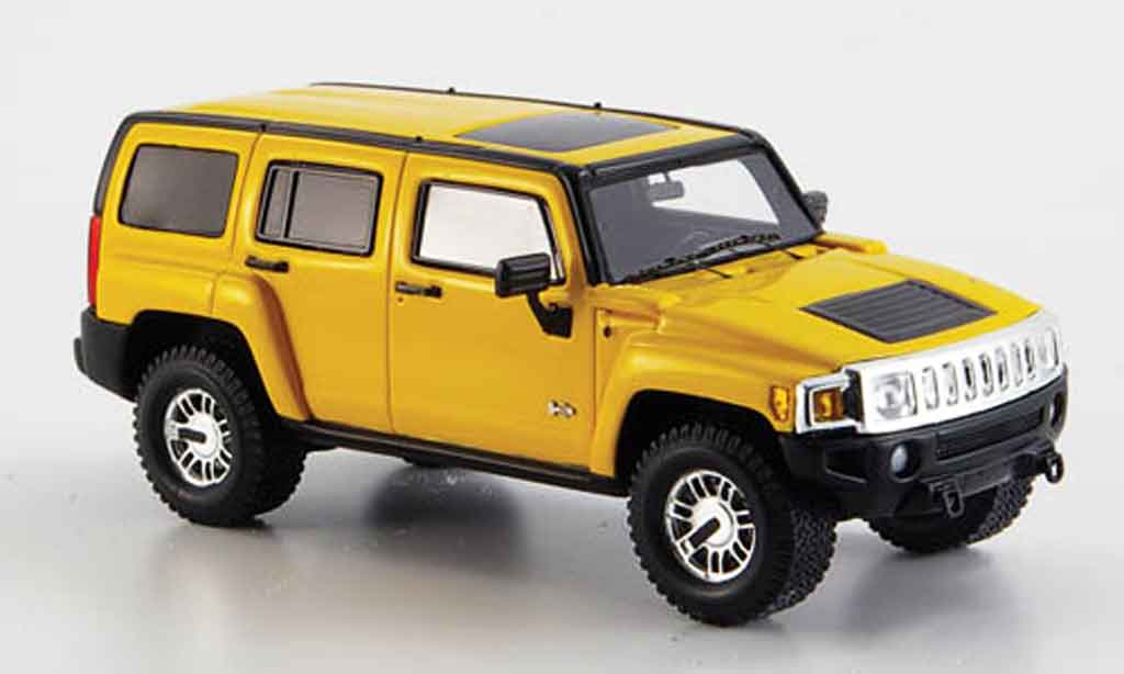 Hummer H3 1/43 Spark yellow 2006 diecast model cars