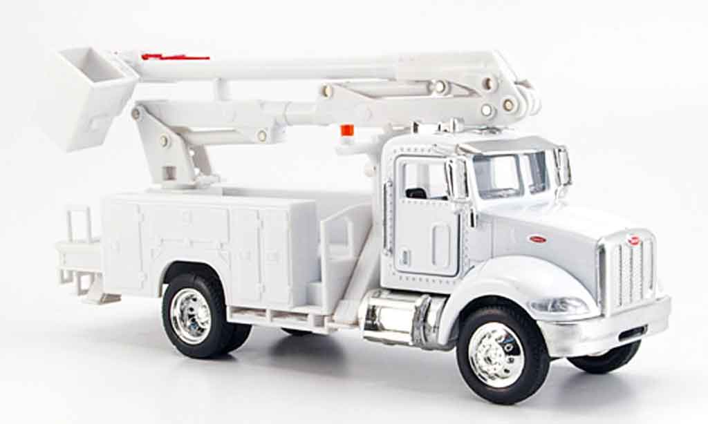 Peterbilt 335 1/43 New Ray white Steigerwagen diecast model cars