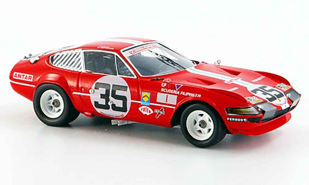 Ferrari 365 GTB/4 1/43 Red Line GTB/4 no.35 le mans 1972 diecast model cars