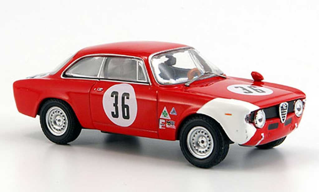 Alfa Romeo Giulia 1600 GTA 1/43 M4 1600 GTA No.36 J.Rindt 4h Sebring 1966 diecast model cars