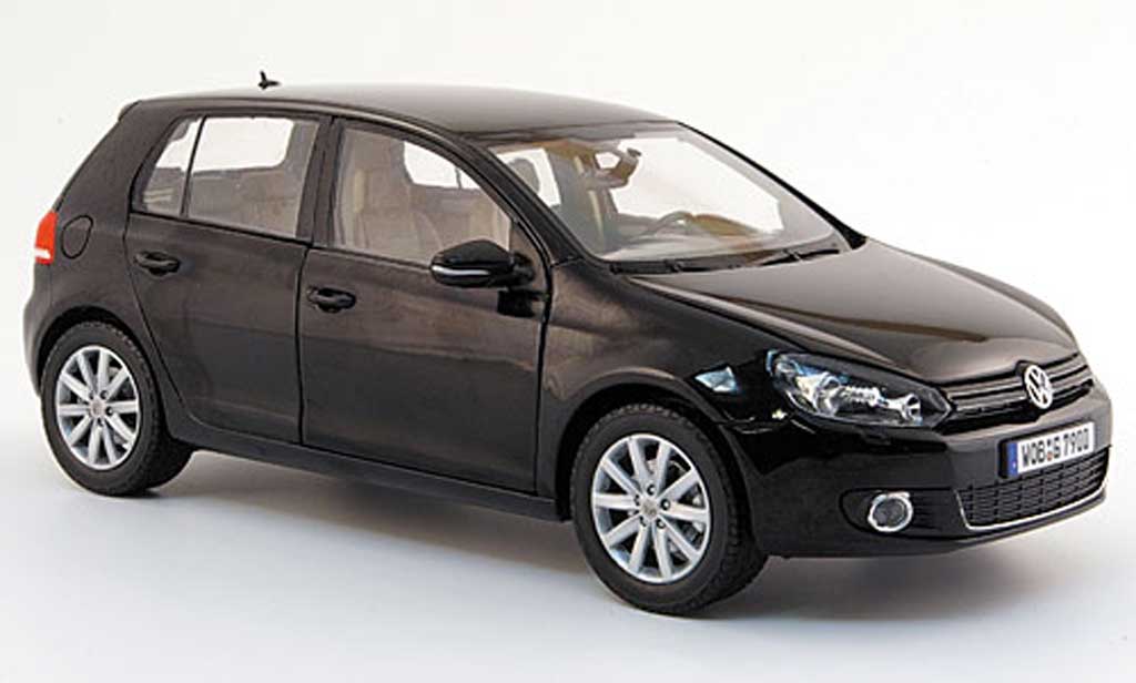 Volkswagen Golf VI GTI 1/18 Norev VI GTI black 5 portes 2009 diecast model cars