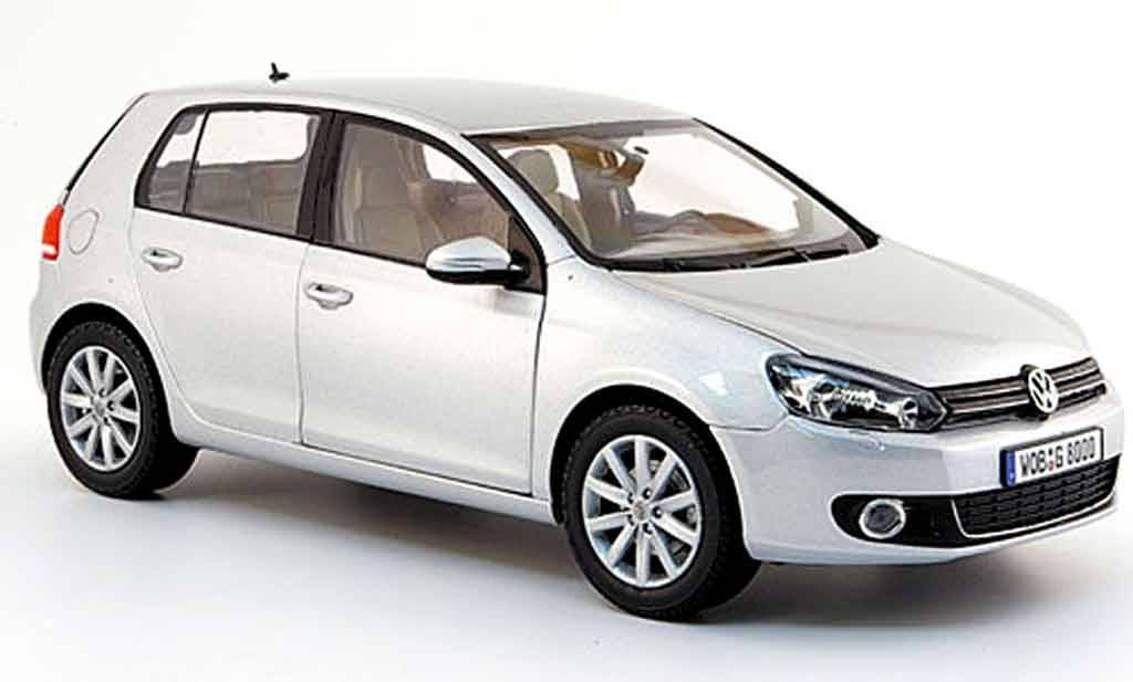 Volkswagen Golf VI GTI 1/18 Norev VI GTI grey 2009 5 portes diecast model cars