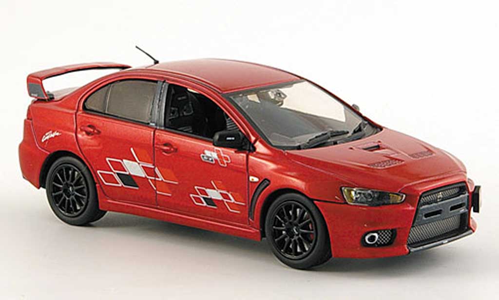 Mitsubishi Lancer Evolution X 1/43 Vitesse Evolution X red Ralli Art 2008 diecast model cars