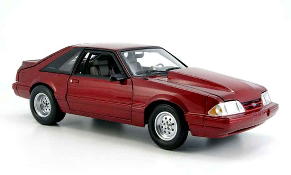 Ford Mustang 1985 1/18 GMP 1985 lx drag red diecast model cars