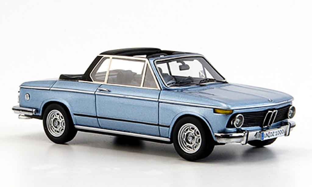 Bmw 2002 Tii 1/43 Neo Tii E 10 Baur Convertibleblue 1974 diecast model cars