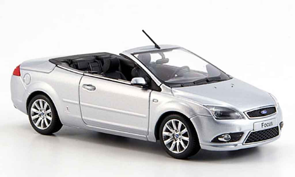 Ford Focus 1/43 Minichamps grey metallisee Convertible Coupe 2008 diecast model cars