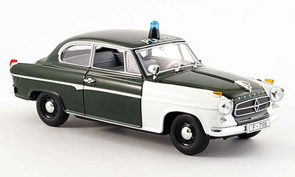 Borgward Isabella 1/43 Minichamps police Frankfurt 2turer 1959 diecast model cars