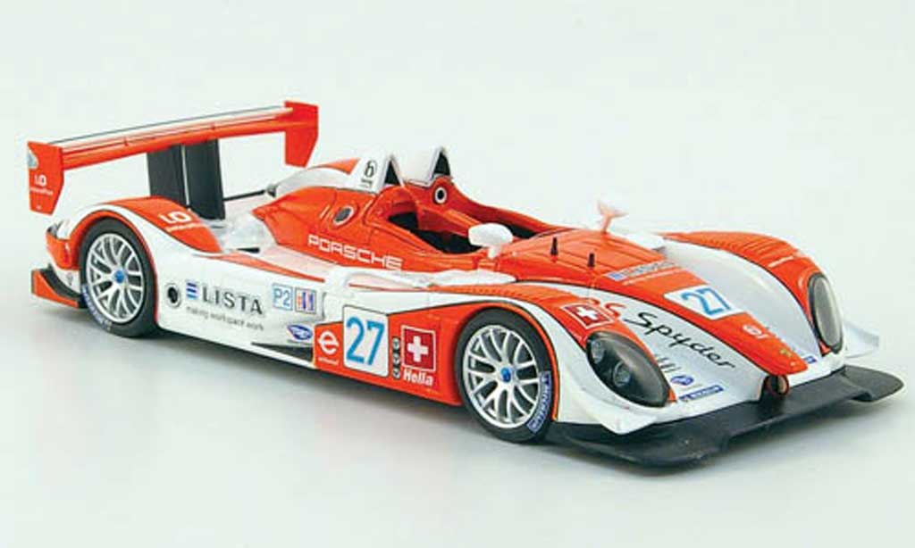 Porsche RS Spyder 1/43 Minichamps Spyder No.27 Horag Racing ALMS 12h Sebring 2008 diecast model cars