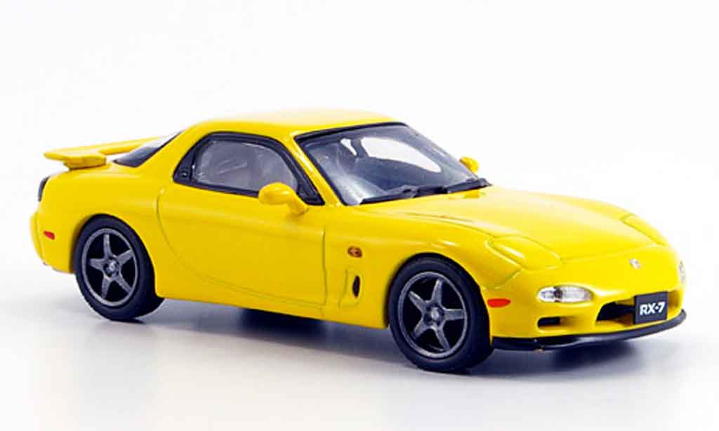 Mazda RX7 1997 1/43 Kyosho 1997 R yellow 1997 diecast model cars