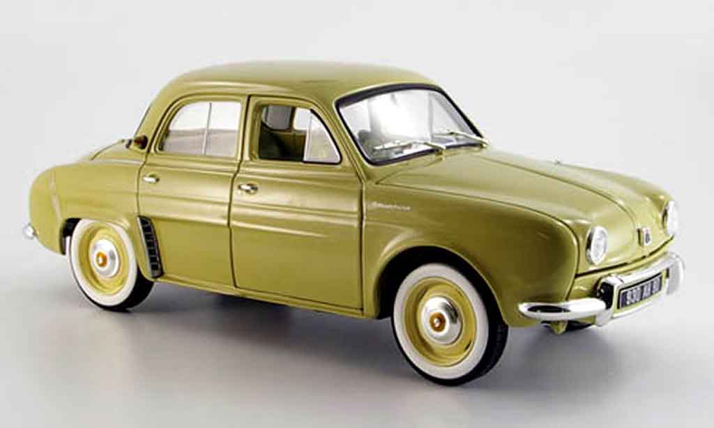 Renault Dauphine 1/18 Norev beige 1958 diecast model cars