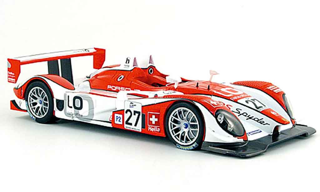 Porsche RS Spyder 1/18 Norev Spyder no.27 team horag 24h le mans 2008 diecast model cars