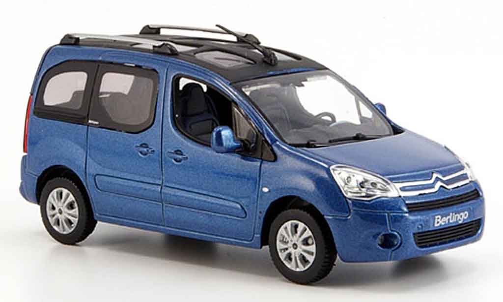 Citroen Berlingo 1/43 Norev blue fenster 2008 diecast model cars