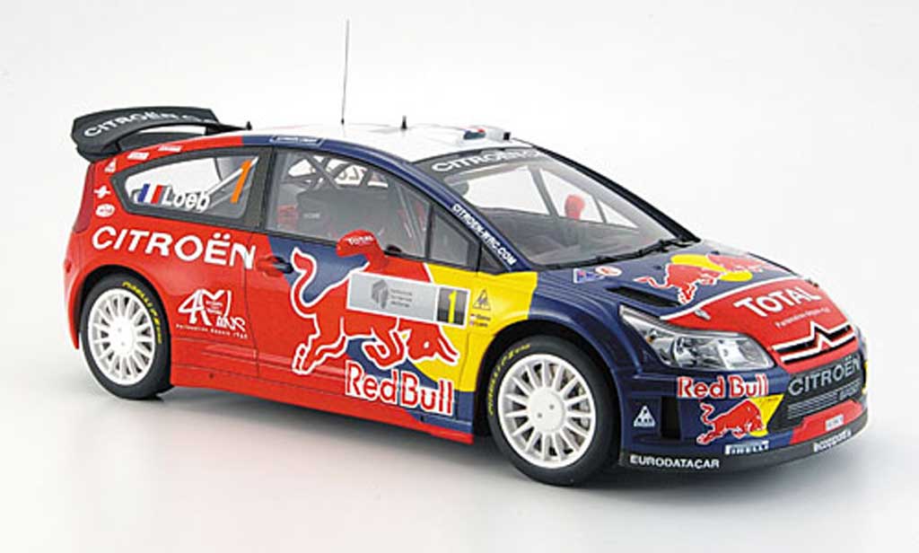 Citroen C4 WRC 1/18 Autoart WRC loeb/ elena no.1 sieger rallye argentin. 2008 diecast model cars