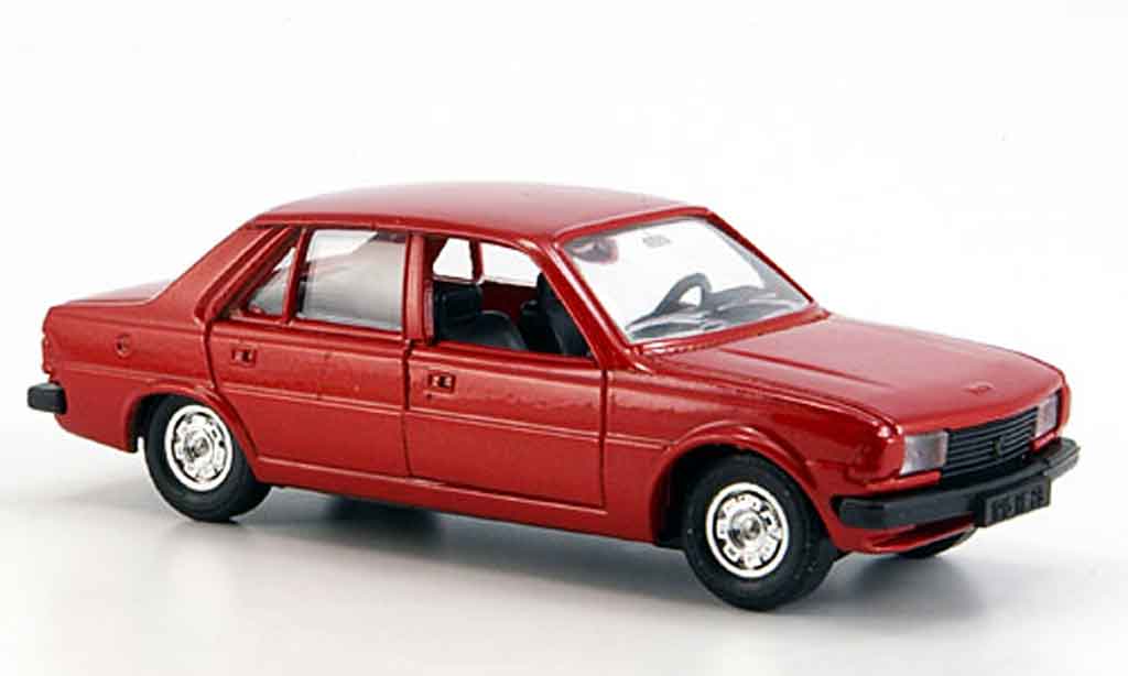 Peugeot 305 1/43 Solido red diecast model cars