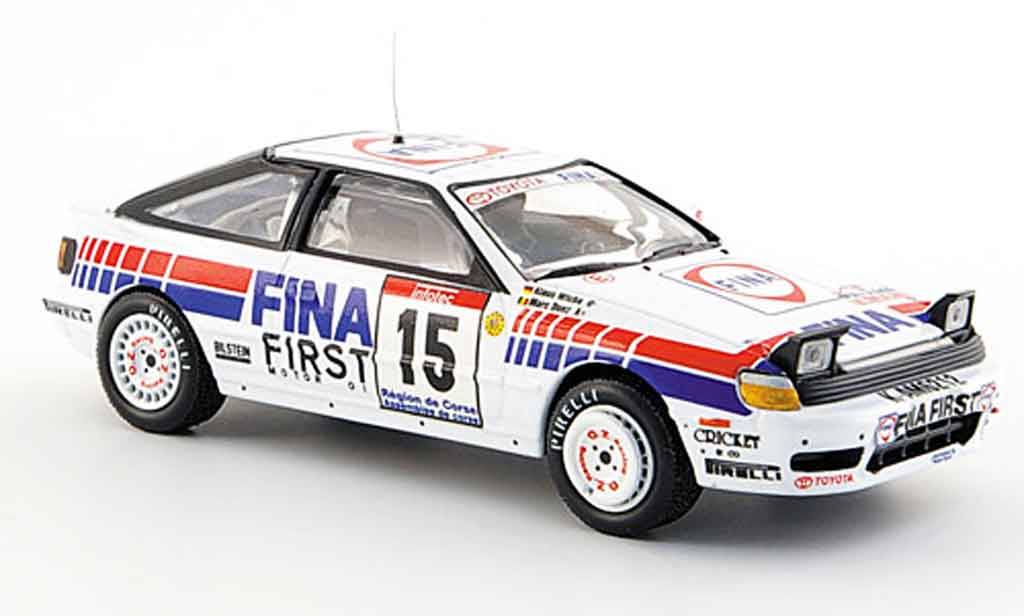 Toyota Celica GT4 1/43 IXO GT4 no.15 duez wicha korsika rallye 1991 diecast model cars